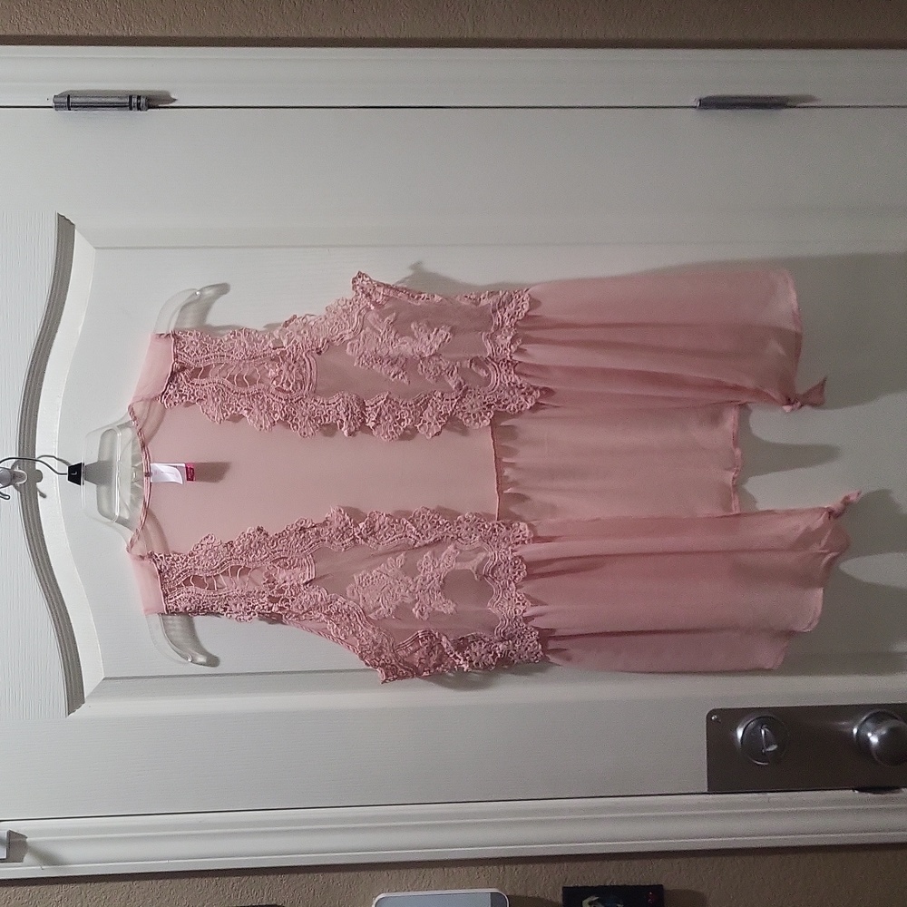 Juniors size 19 blush pink vest from No Boundaries